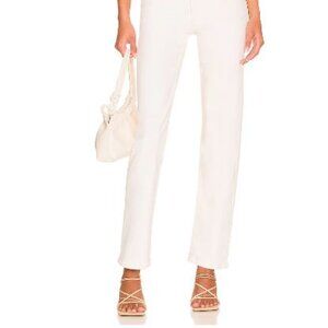 NWT Re/Done Vintage White 70s Straight Jeans - Size 26